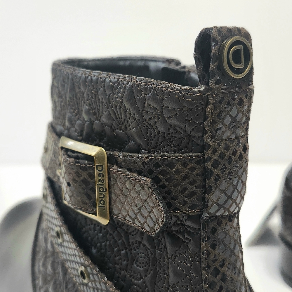 Desigual sz 6 ankle Boots Boho - Picture 13 of 17